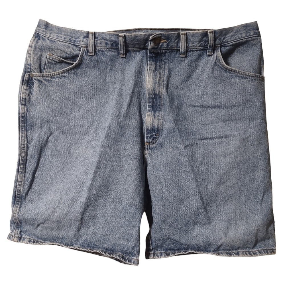 Wrangler Denim Shorts 44 Men Vintage Gorp Core Streetwear Light Wash Relaxed Fit
